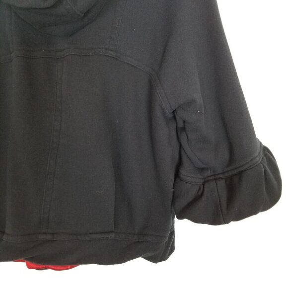 Anthropologie Knitted Dove Women Ruffle Jacket  Sz XS blue/black - Picture 6 of 10